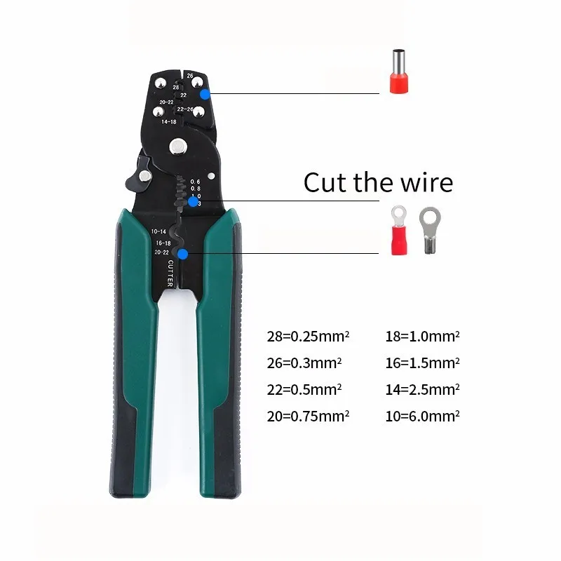 Round Cold Pressure Copper Wire Nose Connection Head Terminal Crimp Connector Ear Line Naked Suit | Обустройство дома
