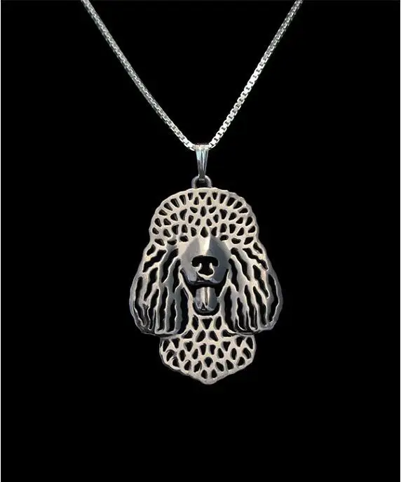 

Wholesale Handmade Boho Chic Irish Water Spaniel Necklace Female/Male Gift Jewelry Pendant--12pcs/Lot