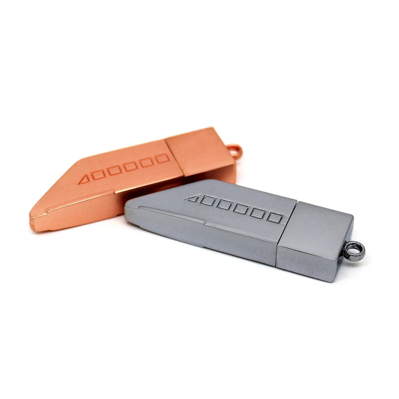 Водонепроницаемый металлический флеш-диск USB 2,0 флеш-накопитель высокоскоростной rail 4 ГБ 8 ГБ 16 ГБ 32 ГБ 64 ГБ U диск карта памяти флэш-диск