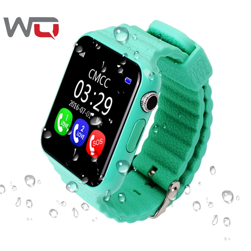 WQ V7K детские GPS умные часы детский позиционирование безопасный монитор с камерой