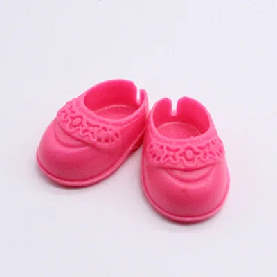 shoes 1/12 BJD кукла 15 см золотые волосы девушки куклы 14 суставов тела Обнаженная Bjd кукла случайный один набор одежды одна пара обуви детские игрушки для девочки - Цвет: shoes