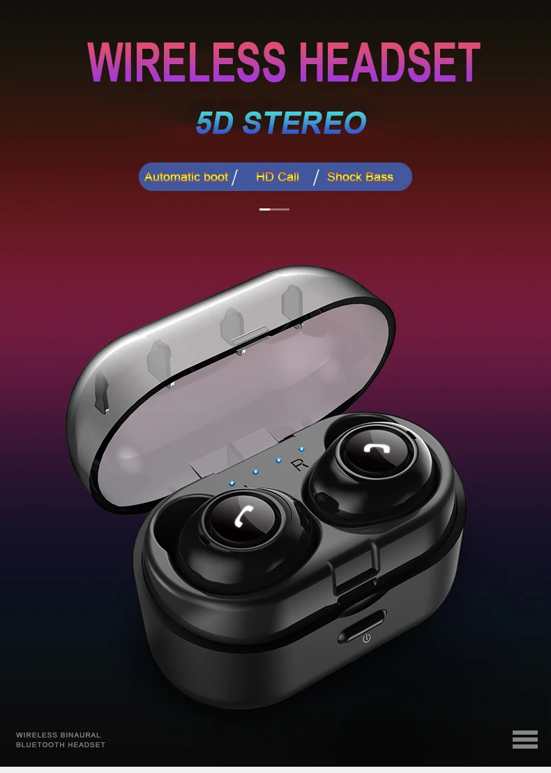 Bluetooth наушники CP 7 TWS мини 5 0 Беспроводные стереонаушники с басами гарнитура