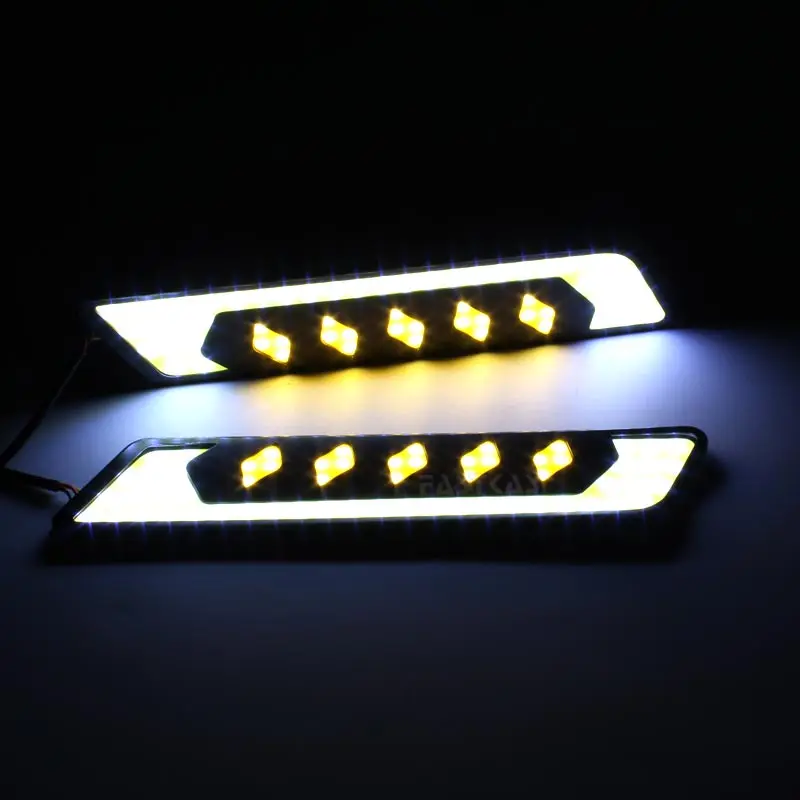 Светодиодный светильник DRL для дневных ходовых огней Стайлинг автомобиля