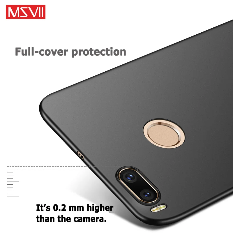 MSVII Cover For Xiaomi Mi 5X Case Finger Ring Slim Skin Cases A1 Xiomi Metal Car Holder Mi5X Mia1 |