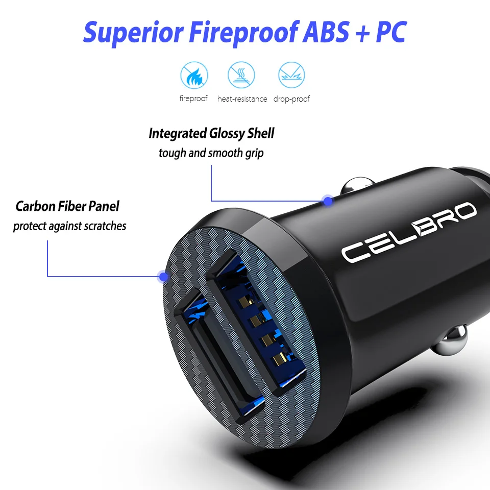 Обновление Mini USB Автомобильное зарядное устройство 15 Вт автомобильное для