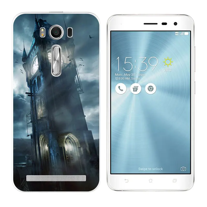 Чехол для телефона Asus ZenFone 2 Laser ZE500KL Силиконовая задняя крышка 5 0 дюйма с принтом