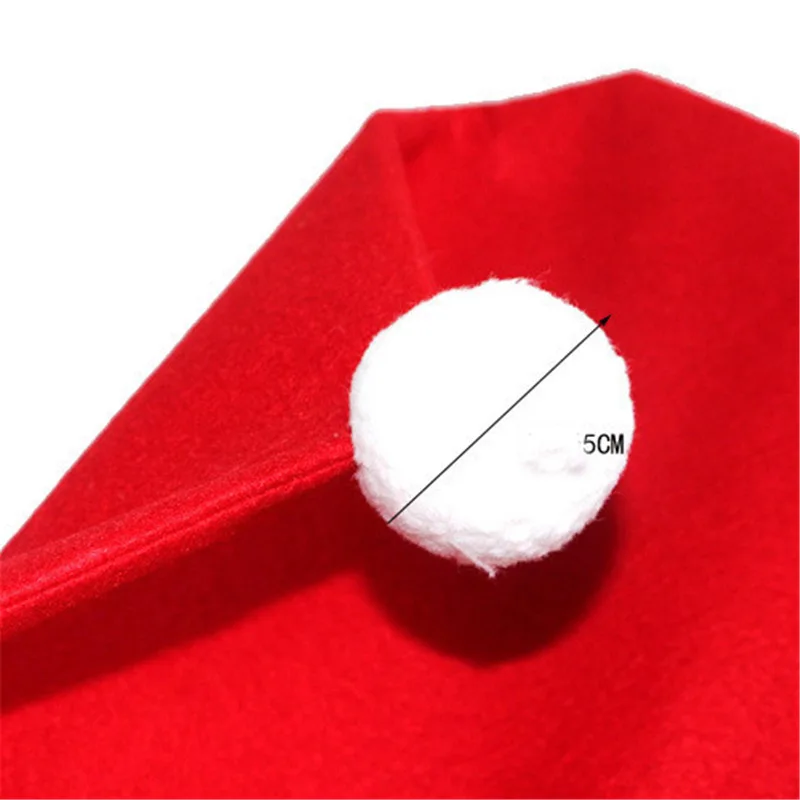 1 шт. крышка в виде Санта Клауса красная шляпа мебельная задняя стула
