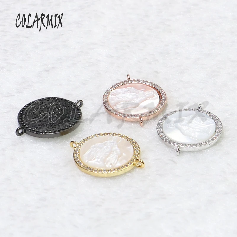 10 pieces shell Virgin Mary pendants connector beads DIY necklace or bracelets jewelry finding 9071 | Украшения и аксессуары