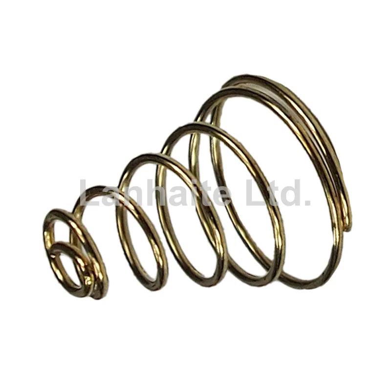 Золотая батарейка с покрытием/драйвером DIY контактные опорные пружины 20 мм (D)x22 (H)