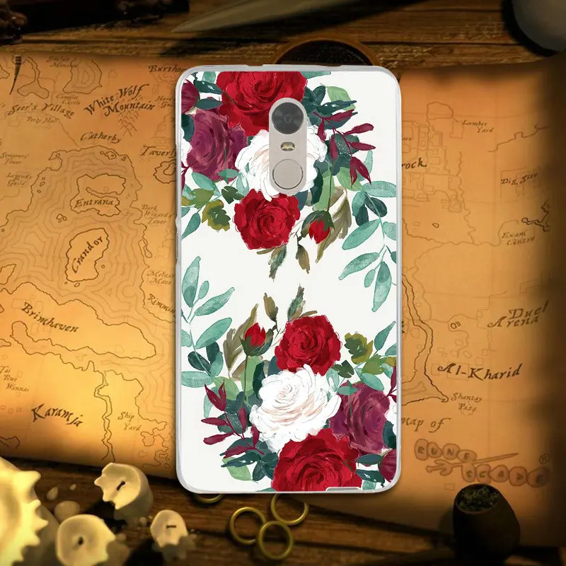 Полоса бесшовные цветы для Xiaomi mi Red Note 3 S 4 4X 4A 5 5S 5A 6 6X 6A 8 A1 Pro Plus макс чехол телефона