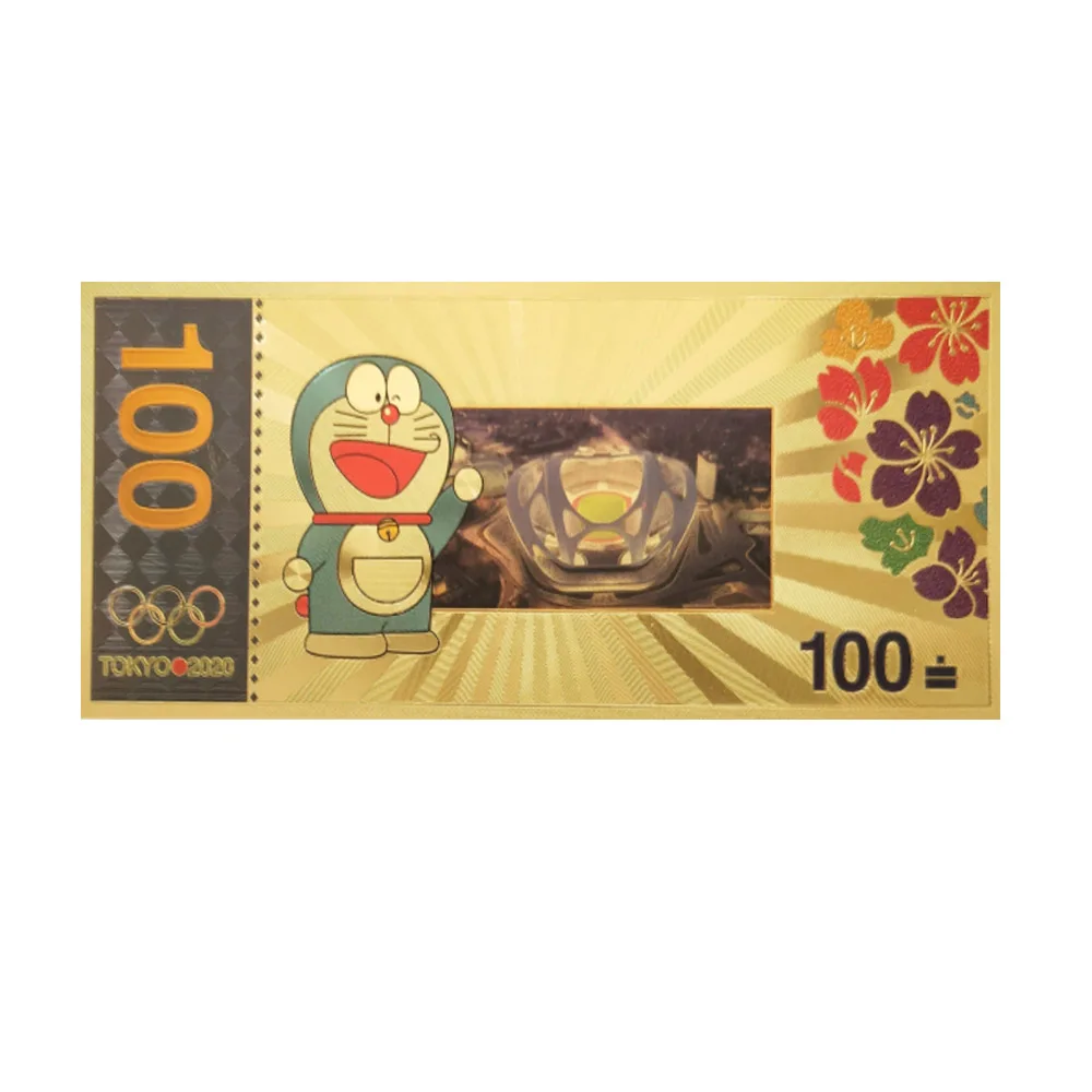 Золотые монеты 10 шт./компл. из Японии 2020 Олимпийские игры в Токио 24 к позолоченные