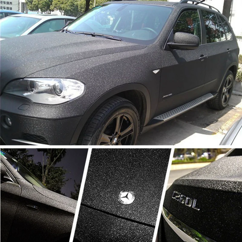 

Car Styling 152cm x50cm car Glitter Diamond Vinyl Films Wrap For Car Body Car Sticker Auto decoration motorcycle decal 3 color