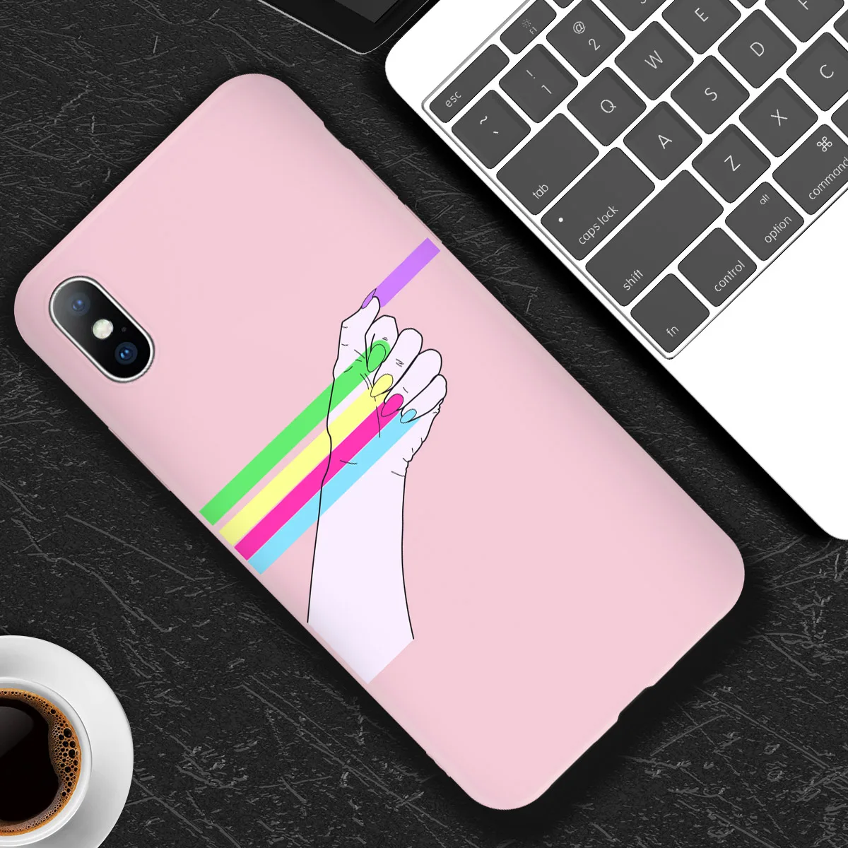 Чехол для телефона Lovebay с рисунком динозавра из мультфильма для iPhone 11 Pro Max X XR XS MAX 6 6s 7 8 Plus с сердечком из мягкого ТПУ чехол для iPhone 5 5S se - Цвет: AC3830