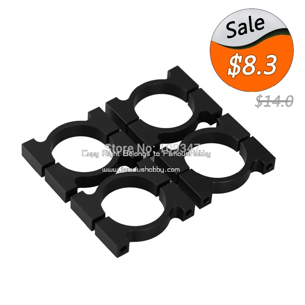 Famoushobby FA019 20mm aluminum clamp clip mount multicopter tube use 4 pcs/pack | Электроника