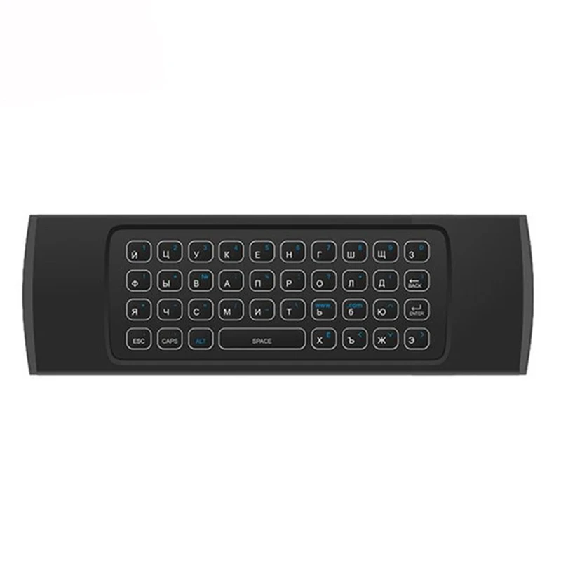Mx3 Русская клавиатура Air Mouse 2 4G мини подсветка Беспроводная Дистанционное