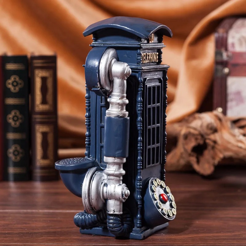 

watches Decoration Art quartz European style retro decor decoration photography creative British mailbox props indoor soft outfi