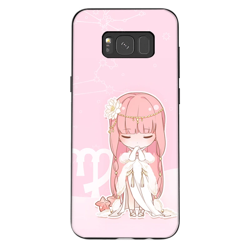 Чехол для телефона из мягкого ТПУ Samsung M10 M20 M30 M40 S6 S7 Edge S8 S9 S10 S10E Plus Note 8 9 10 аниме