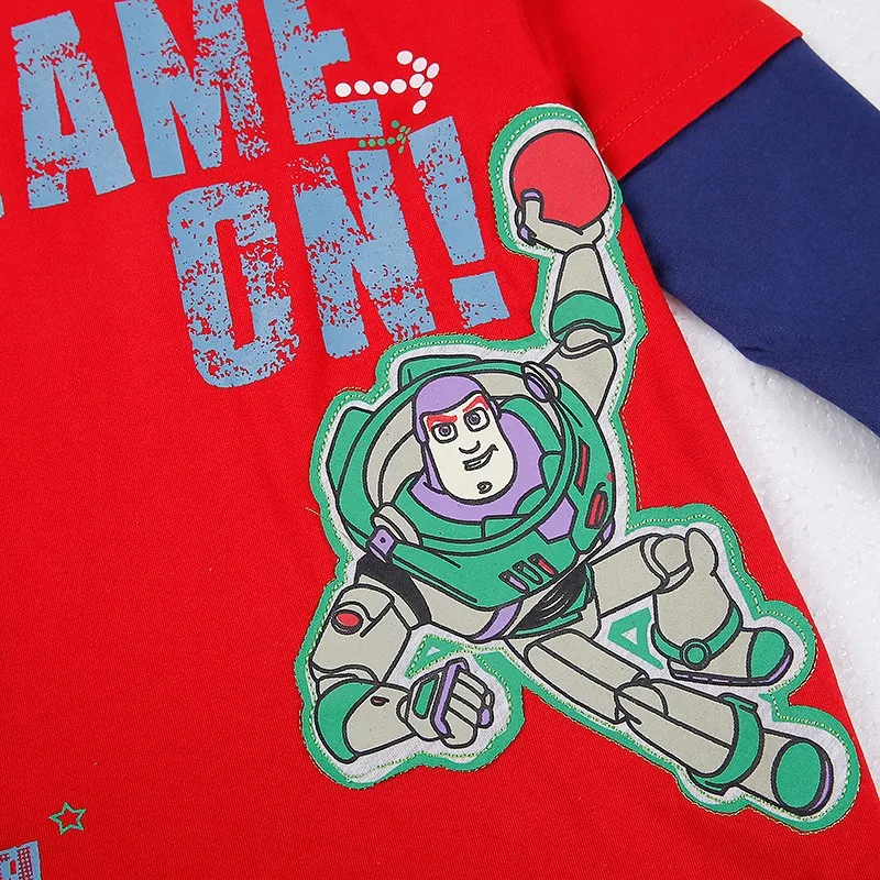 Красный синий белый одежда для мальчиков Детская футболка детские футболки