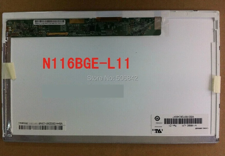 

11.6" Laptop Screen N116BGE-L11 LCD Display Panel 1366*768 40PINS