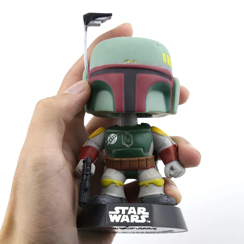 Новинка, 10 см, Звездные войны, Дарт Вейдер, KYLLO REN YODA PHASMA Darth MAUL, BB-8, фигурка, качающаяся голова, Q Edition, для украшения автомобиля