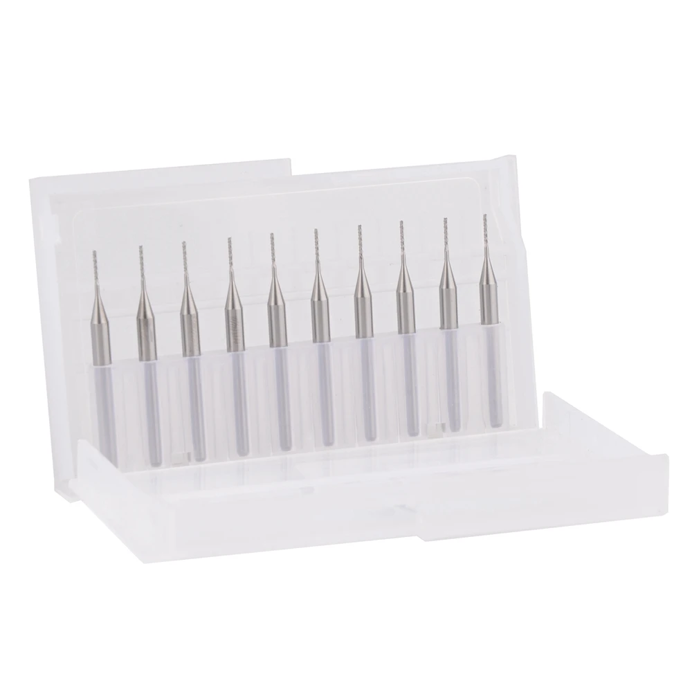 

10pcs Coat Carbide 0.7X3.175mm PCB Carbide Tools, CNC Cutting Bits