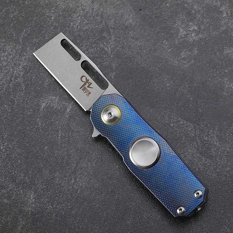 Blue СН подлинный титановый нож S35VN стальной складной тактический нож с шариковым подшипником для кемпинга охоты карманный нож EDC - Цвет: Blue