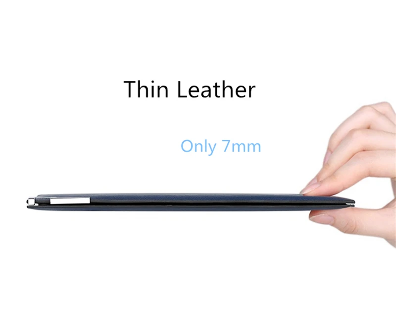 Модный ультратонкий кожаный контейнер для банковских карт, деловой кошелек для мужчин и женщин