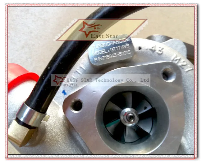 Бесплатная доставка GT1749S 715843 715843-0001 715843-5001S 28200-42600 Turbo для Hyundai Starex H1 H200 H-100 Van 01- D4BH 4D56