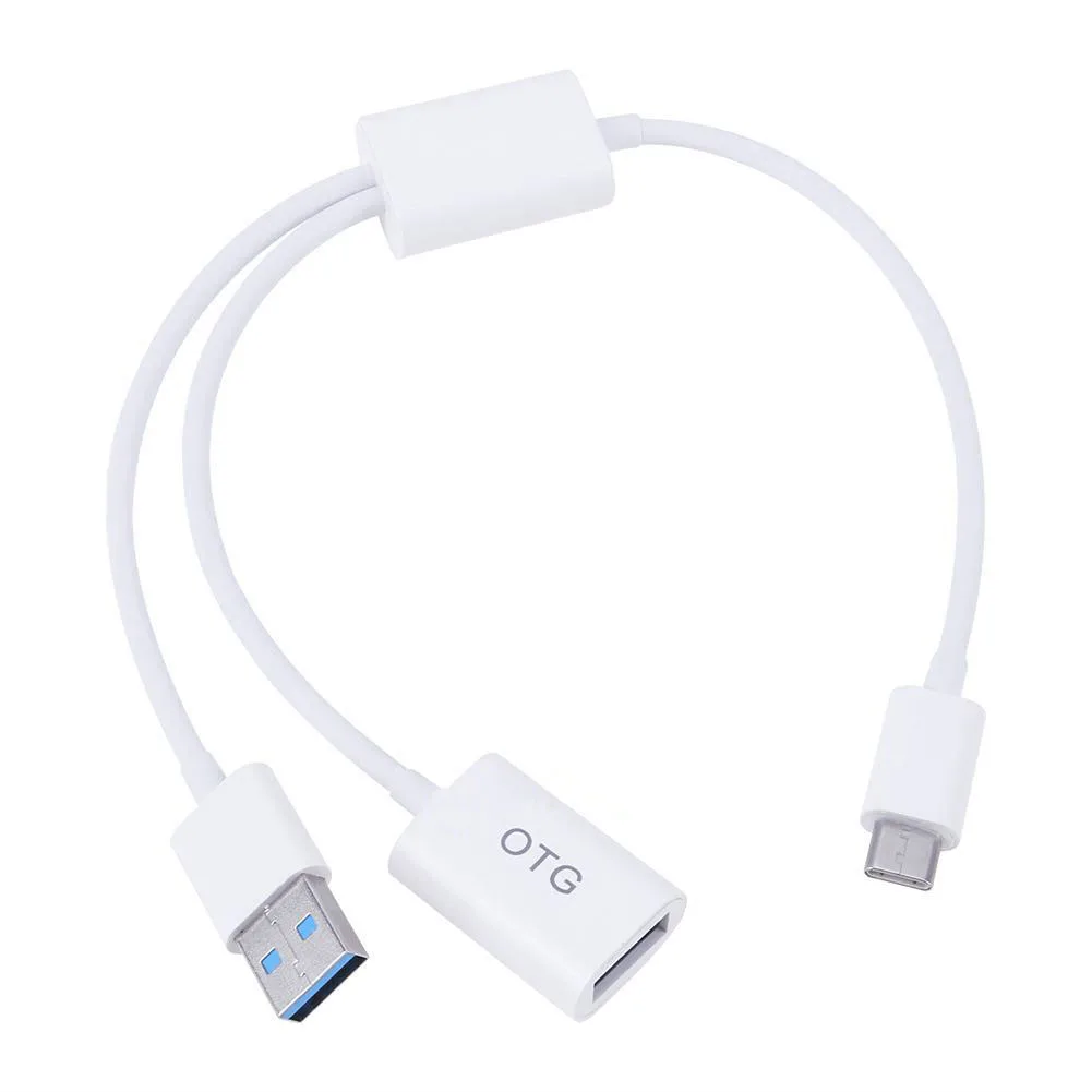 2-в-1 Type-C папа к USB 3 1 Мужской Женский OTG кабель для зарядки данных провод HSJ-19 |