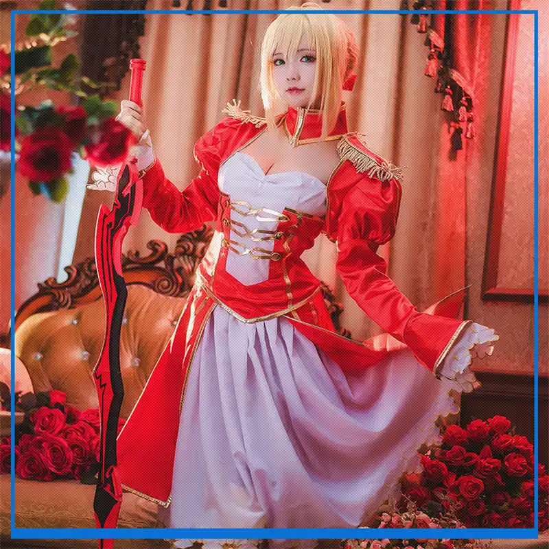 Аниме Судьба Ночь Сабер Косплэй Artoria Пендрагон костюм сабля ебпр судьба нулевой