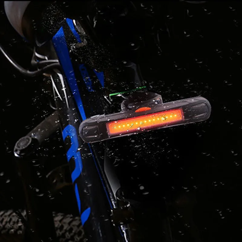 Велосипедный задний фонарь usb Перезаряжаемый Мощный водонепроницаемый