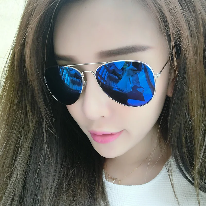 

Hot sales fashion star sunglasses oculos de sol women men mirrored lens UV400 protection sun glasses 3027