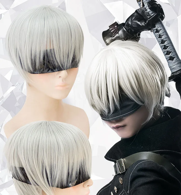 Парик для косплея YoRHa No.2 парик костюма BYoRH 2A 9S 2B NieR:Automata парики косплея| |
