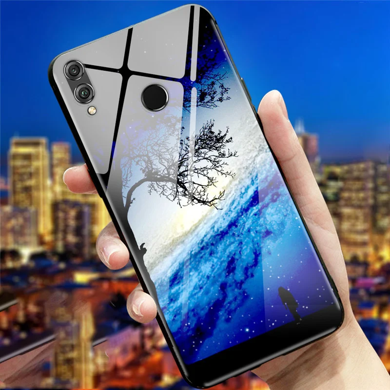 Чехол Honor 8X для huawei Honor 8X Max X8, чехол из закаленного стекла для телефона huawei Honor 8X MAX, чехол из стекла для Honor 8X Max