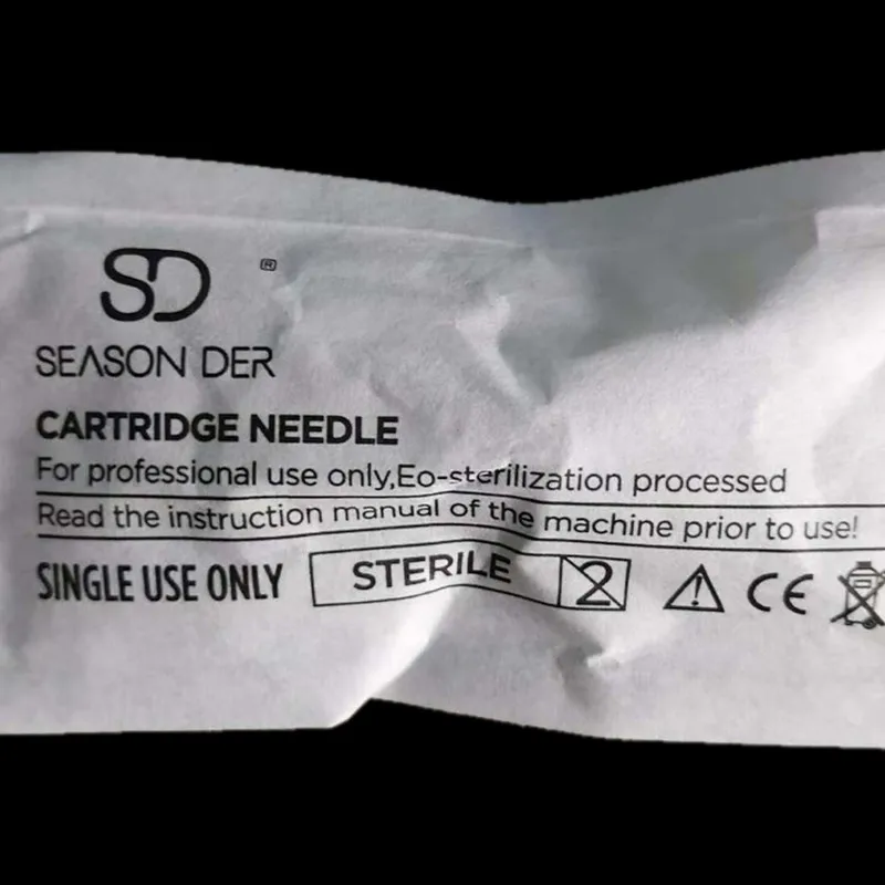 10 шт/кор. одноразовые стерильные иглы картриджа для бровей губ ушко вышивка