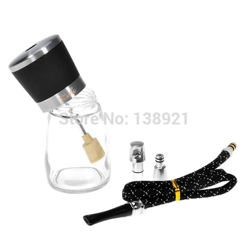 1 шт. Вода Курительная трубка Шиша Кальян Bicirculation Двойной Фильтр Табак Пот трубки