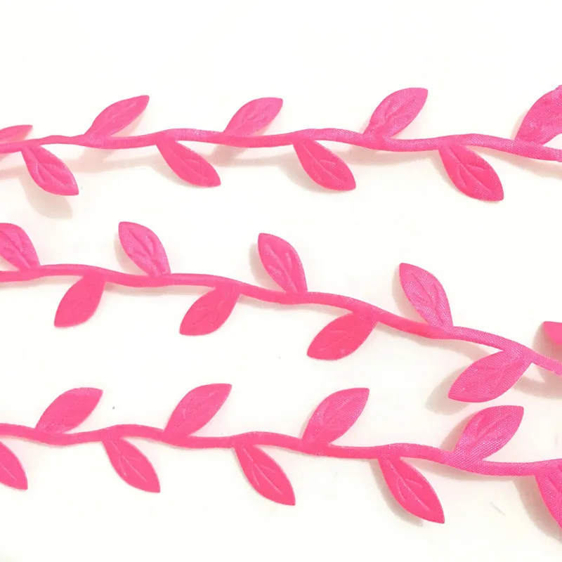 10 метров ярко розовый лист Отделка ленты кружева для украшения ремесла (N.B. это