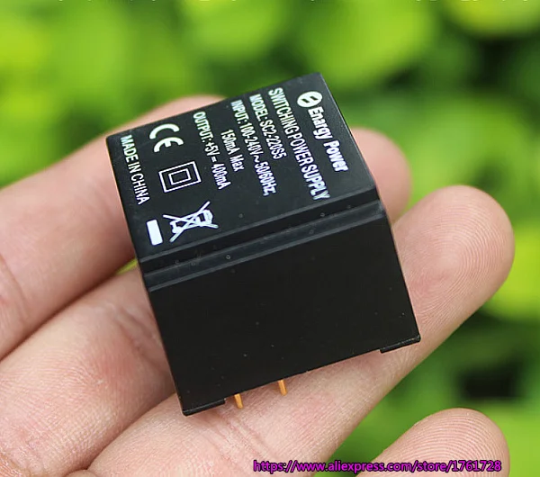 Совершенно новый AC220V к DC5V импульсный источник питания 31*3*27 2 мм миниатюрный