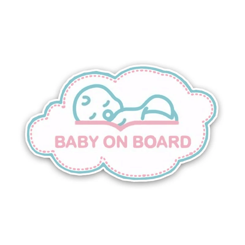 YJZT 15.1*9CM High Quality Car Sticker Lovely BABY ON BOARD Colored Cartoon Decoration Warning Sign C1-5535 | Автомобили и