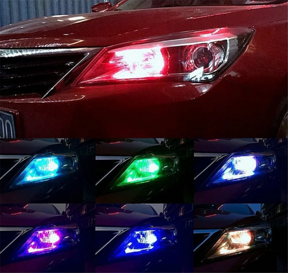 T10 6SMD 5050 RGBW светодиодный Автомобильный интерьер Лампы для чтения супер яркий 16