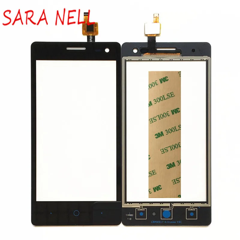Sara NELL сенсорный экран для телефона ZTE Blade GF3 дигитайзер Передняя стеклянная
