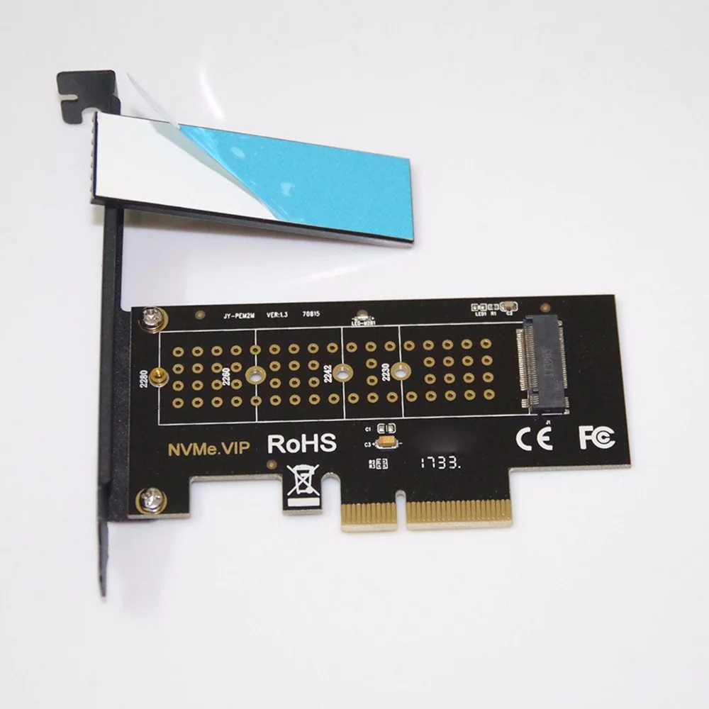 Плата адаптера M.2 NVMe PCIE SSD к PCI Express 3 0x4 для XP941 SM961 960Pro M6e поддерживает PCIe Gen3/2 NGFF