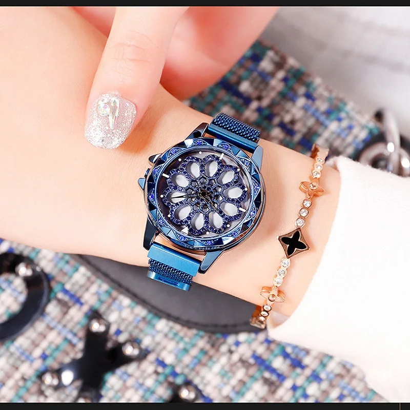 

Women's Watches Fashion Rotate Luxury Ladies Watch Relogio Feminino Watches For Women Watch Reloj Mujer 2019 Clock Gift Saati