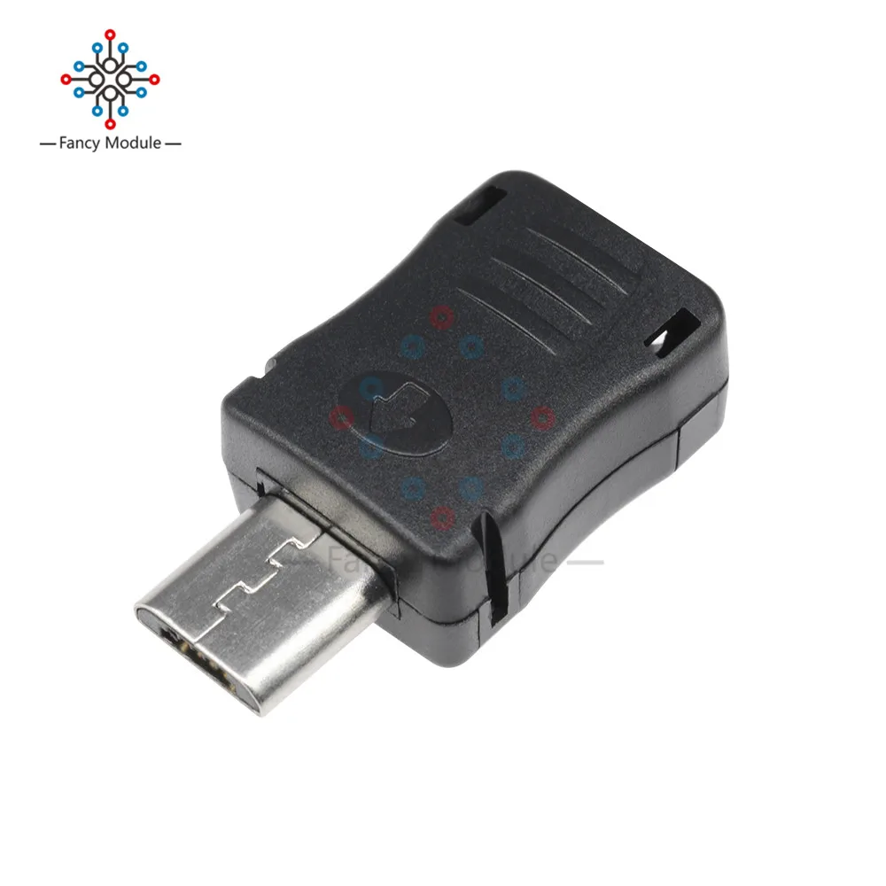 

20 шт., 5-контактный разъем Micro USB + пластиковая крышка