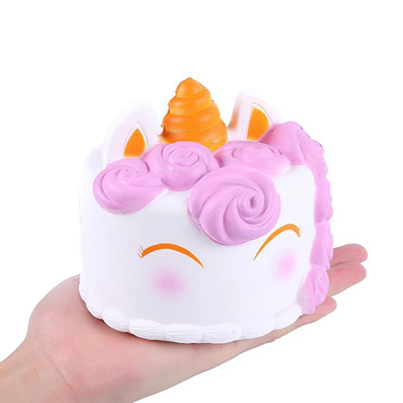 Мягкая игрушка милый Kawaii мультяшный олень большие сжимаемые игрушки для кошек
