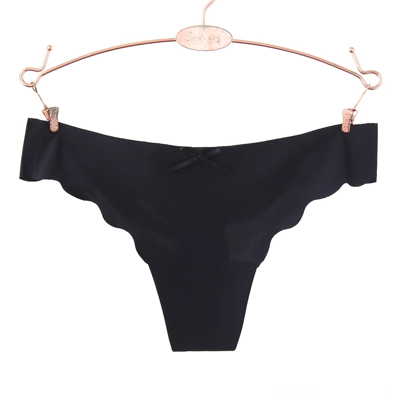 3 шт./лот женское нижнее белье сексуальное G String бесшовные однотонные трусики