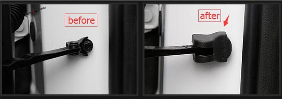 

Yimaautotrims Side Door Arm Stop Rust Waterproof Protection Cover Trim Fit For Hyundai Tucson 2016 2017 2018 2019 2020 Plastic