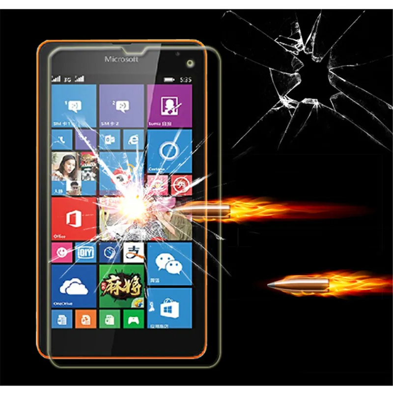 Закаленное стекло премиум-класса для Nokia Microsoft Lumia 535 N535 защита для экрана 9H усиленная Защитная пленка защита