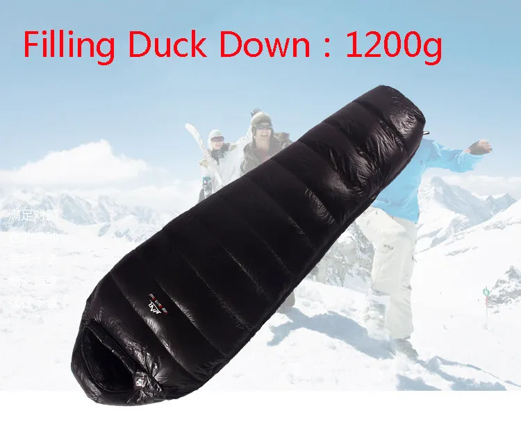 heise1200g LMR пуховый спальный мешок для взрослых, спальный мешок, аксессуары для кемпинга, мешок для мам, спальный мешок, водонепроницаемый, дышащий, Сверхлегкий, 800 г, 1000 г - Цвет: heise1200g