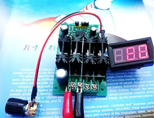 СВЕТОДИОДНЫЙ цифровой 30A H-bridge DC 9v 12v 24v контроллер скорости двигателя PWM PLC